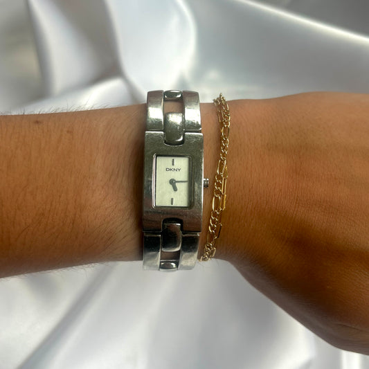 DKNY Chunky Silver Watch