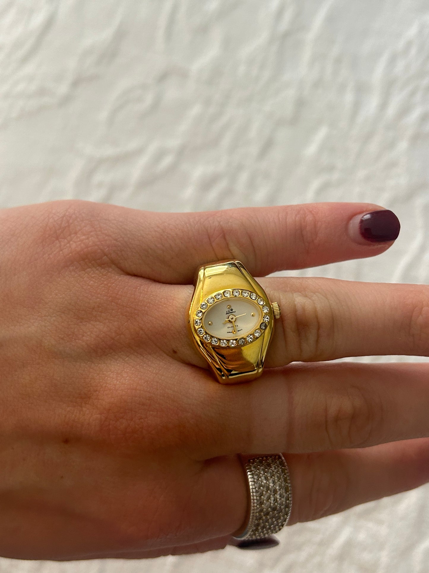 Gold Vintage Watch Ring