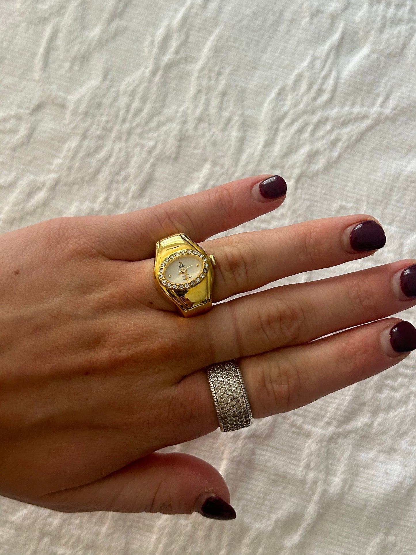 Gold Vintage Watch Ring