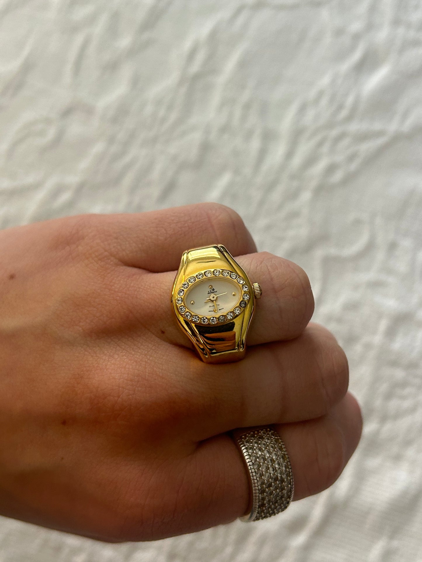 Gold Vintage Watch Ring