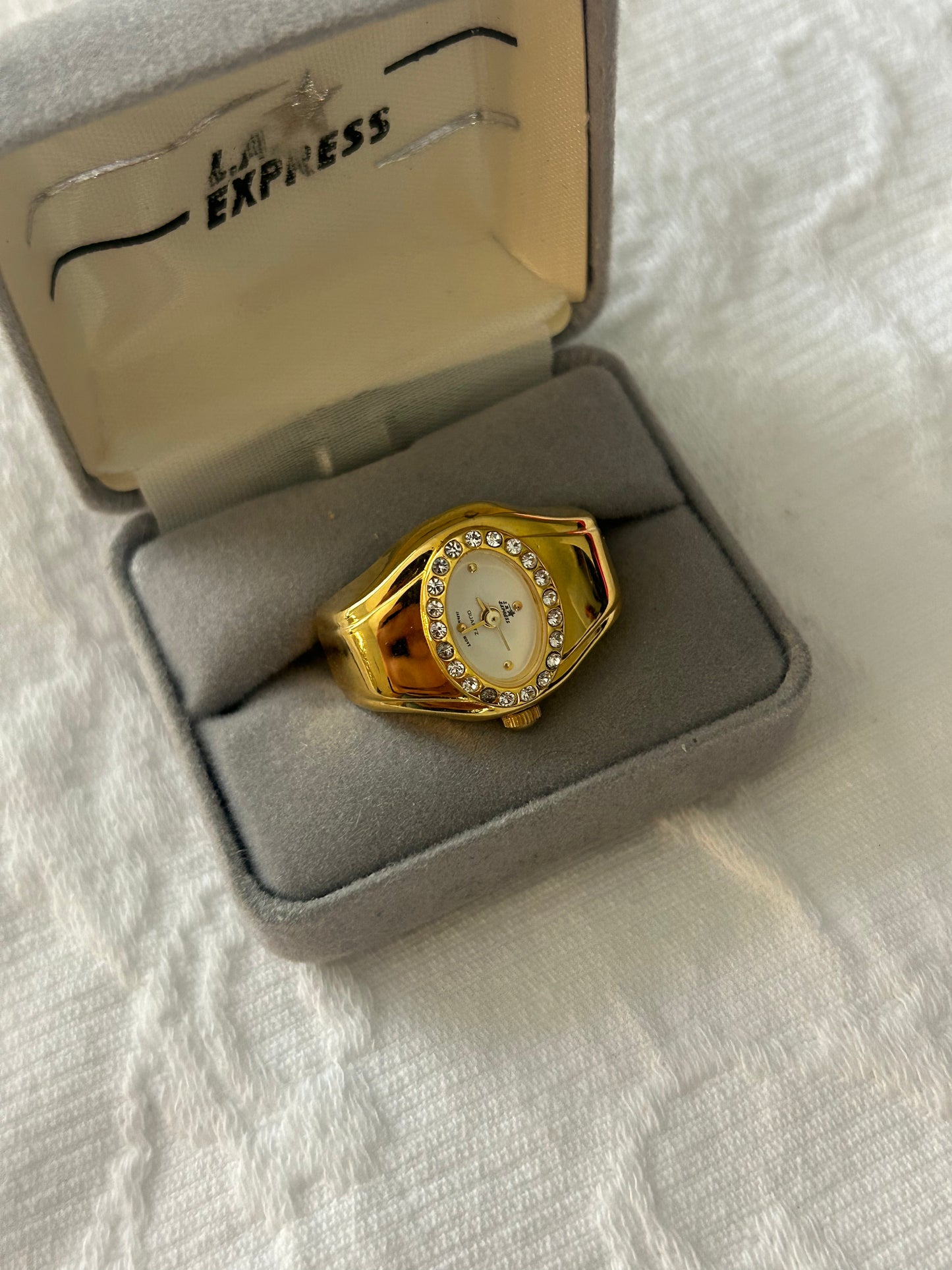 Gold Vintage Watch Ring